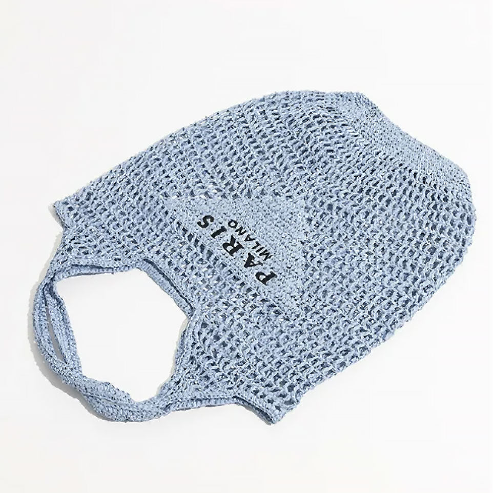 Vivolux | Netzstrohstrick-Strandtasche