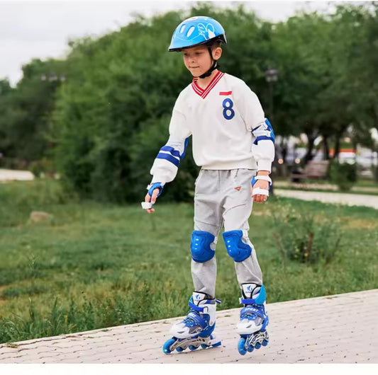 Vivolux | Skate Schuhe und Schutzausrüstung Set
