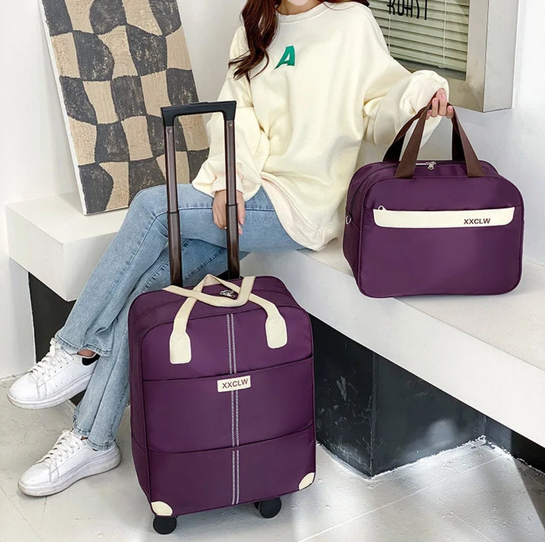 Vivolux | 2 in 1 Reisetaschen Trolley-Taschen Handgepäck Taschen