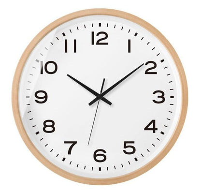Vivolux | NordWood - Skandinavische Holzwanduhr Minimalistisches Design