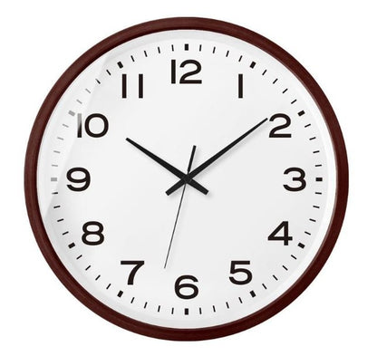 Vivolux | NordWood - Skandinavische Holzwanduhr Minimalistisches Design