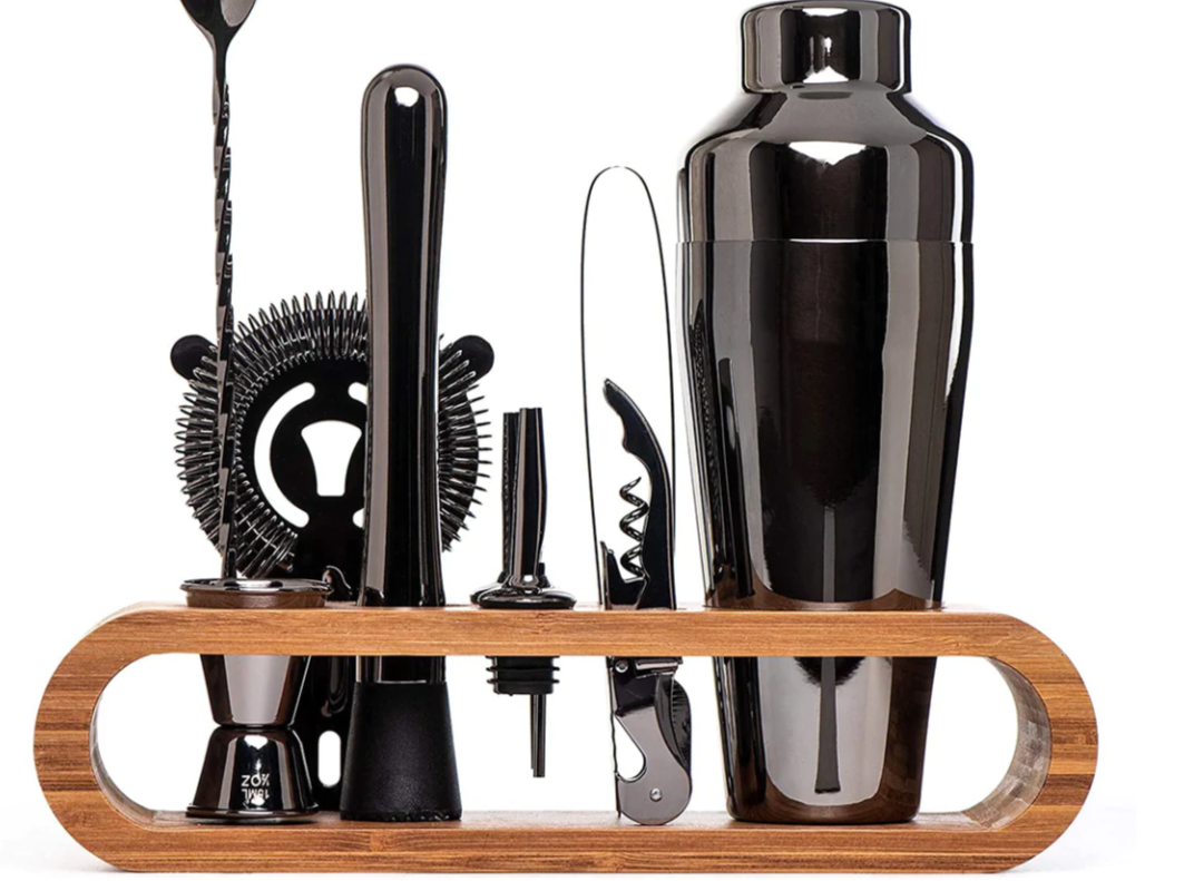 Vivolux | MixArt Metallisches Bar-Set | Elegantes Cocktail- und Barkeeper-Set | Perfekte Getränke leicht gemacht