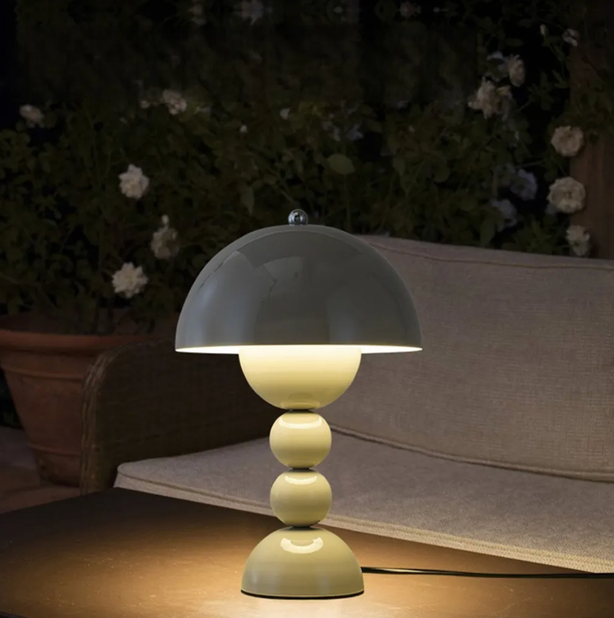 Vivolux | Mushroom Dimmbare LED Tischlampe | USB Wiederaufladbar