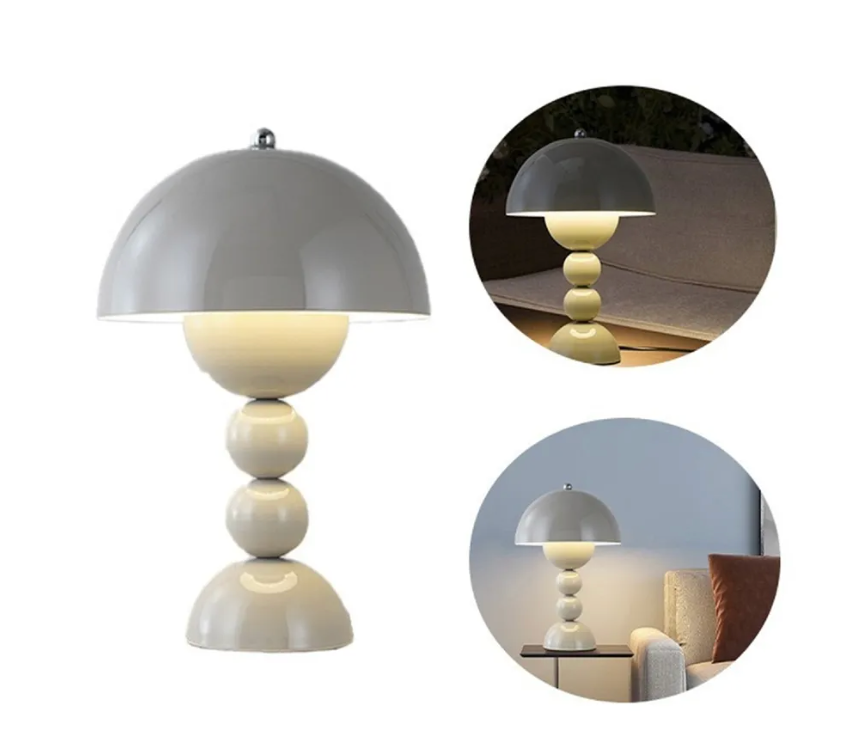 Vivolux | Mushroom Dimmbare LED Tischlampe | USB Wiederaufladbar