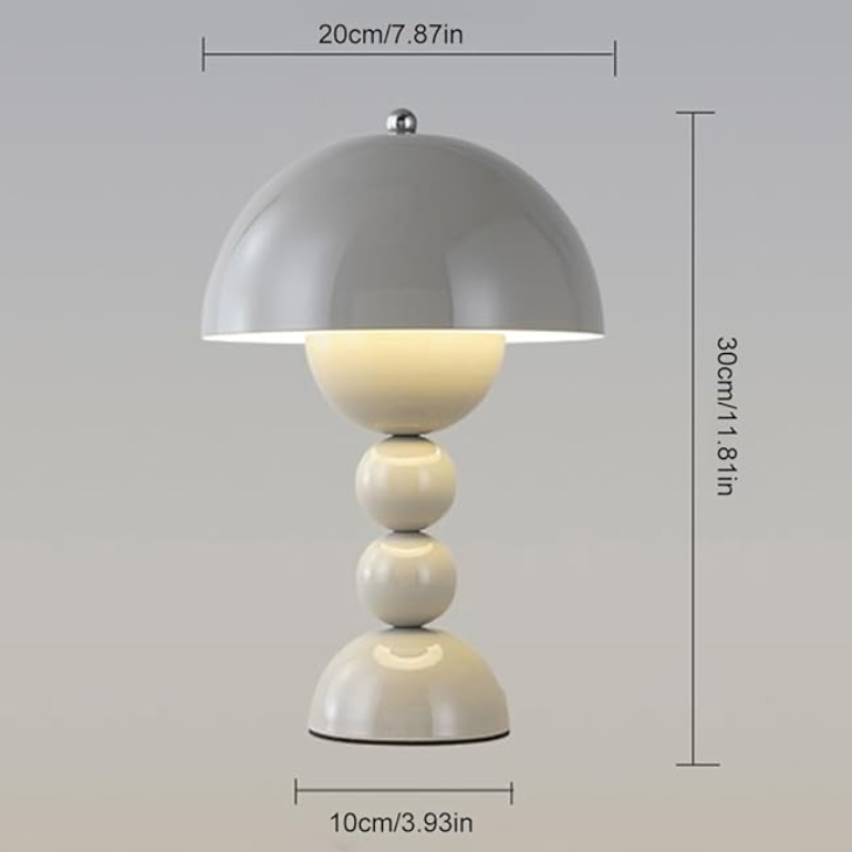 Vivolux | Mushroom Dimmbare LED Tischlampe | USB Wiederaufladbar