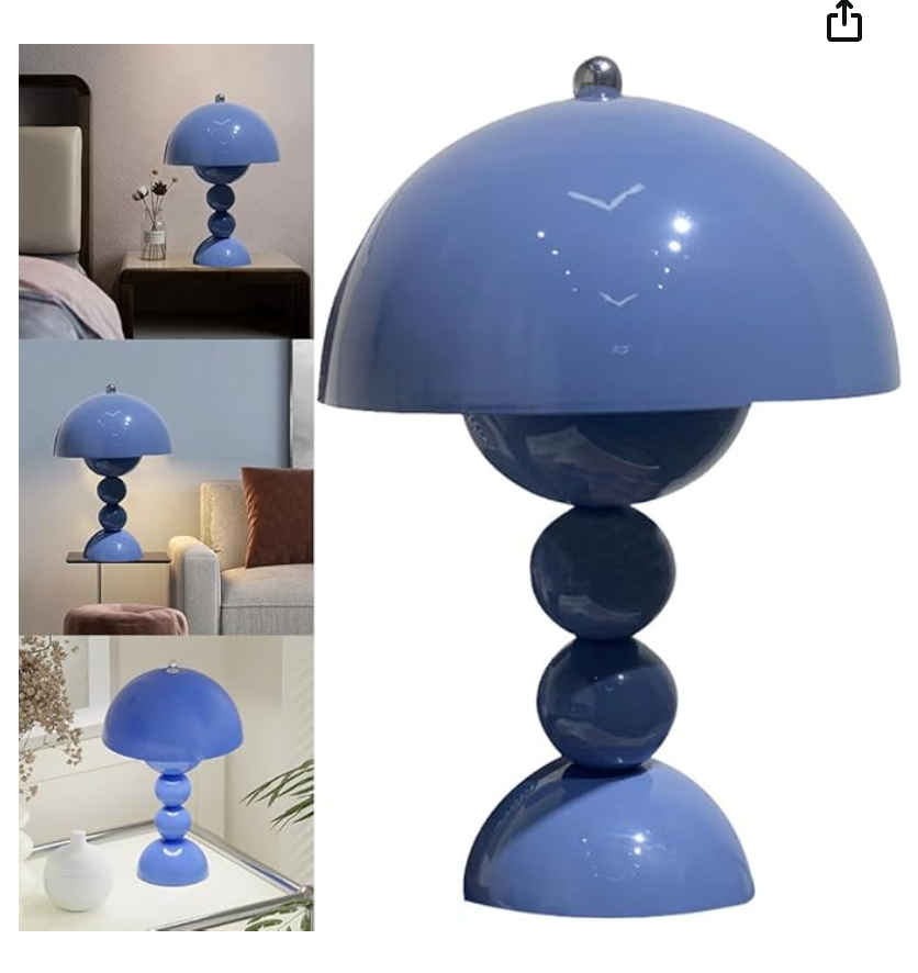 Vivolux | Mushroom Dimmbare LED Tischlampe | USB Wiederaufladbar