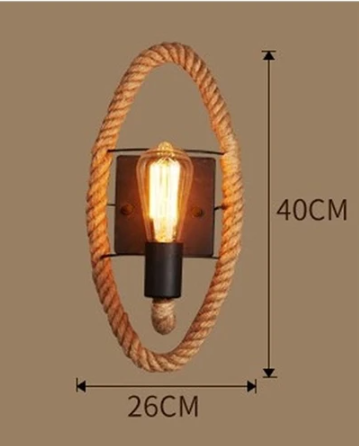 Vivolux | Vintage Rope Wandleuchte