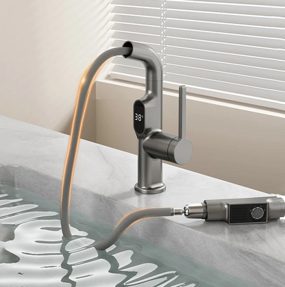 SmartFaucet Pro: Intelligenter Wasserhahn mit Digitalanzeige