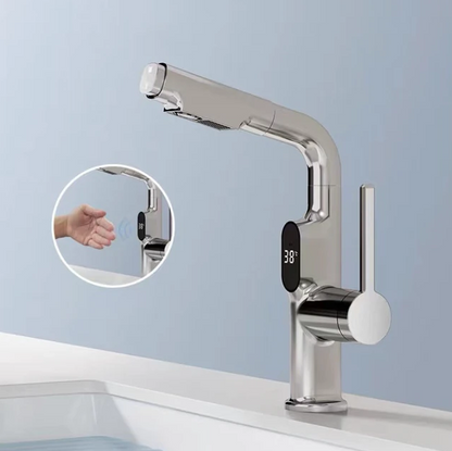 SmartFaucet Pro: Intelligenter Wasserhahn mit Digitalanzeige