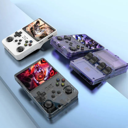 R36S Handheld Retro-Spielkonsole Linux-System Bildschirm Tragbarer Taschen-Video-Player 128GB