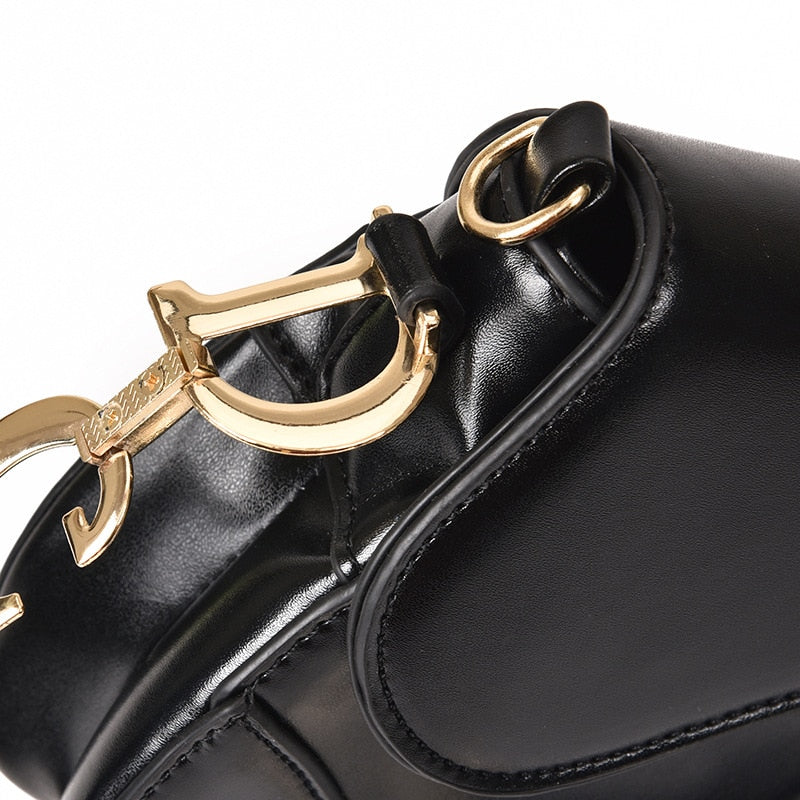 Vivolux | Luxuriöse Damen Umhängetasche - exklusive PU - Leder Satteltasche