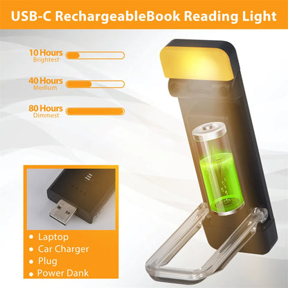Vivolux | Clip-on Lesezeichenbuchlicht mit Timer