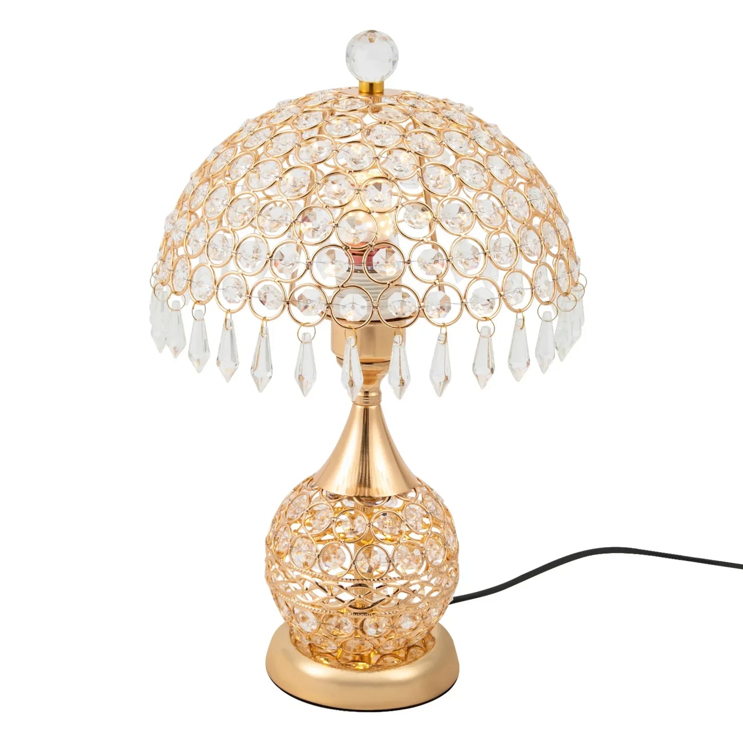 Vivolux | Moderne Kristall Luxus Dekorative Nachttischlampe