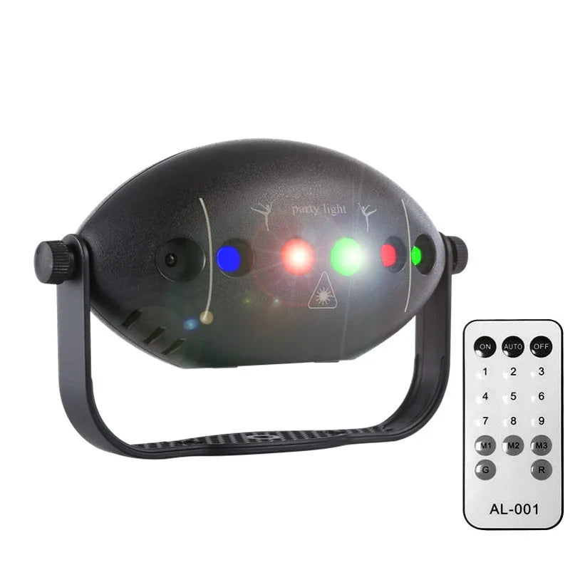 Vivolux | RGB Disco Lichter Bühne DJ Party Laserlicht Projektor - Stroboskop Club Zuhause Urlaub Dekorationslampe für Partystimmung