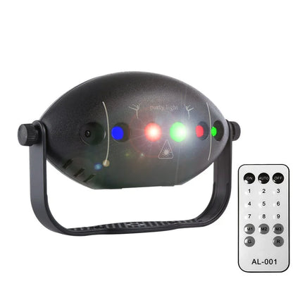 Vivolux | RGB Disco Lichter Bühne DJ Party Laserlicht Projektor - Stroboskop Club Zuhause Urlaub Dekorationslampe für Partystimmung