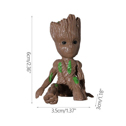 Vivolux | Cartoon Groot Miniaturfigur: Verspielte Bürodekoration