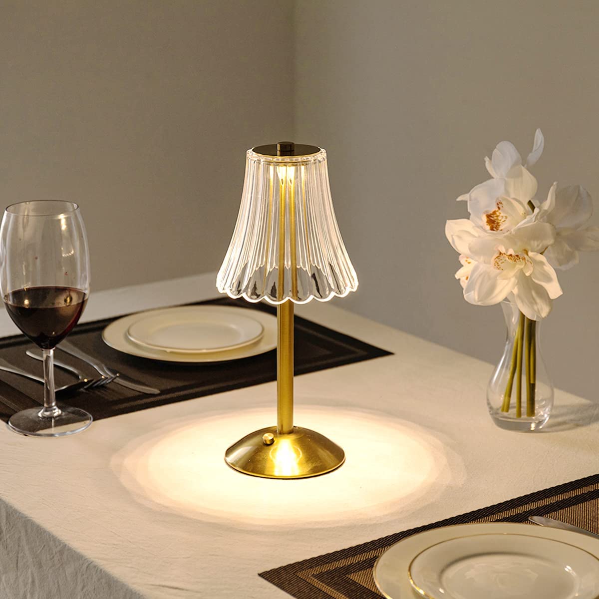Vivolux | – Goldkristall-Tischlampe