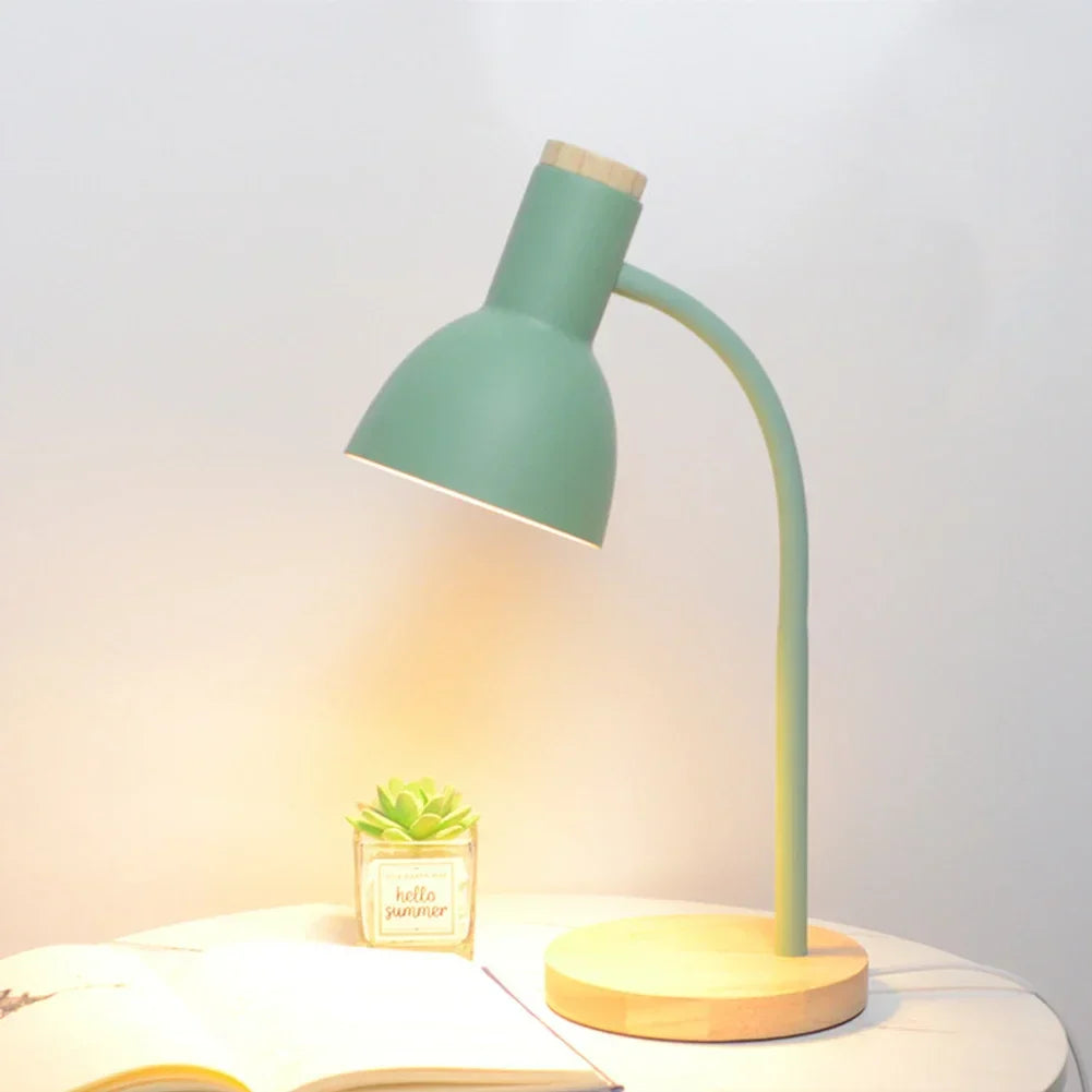 Vivolux | Herbst- und Winterbeleuchtung | Nordic Kreative Holzkunst Eisen LED Schreibtischlampe - Moxie