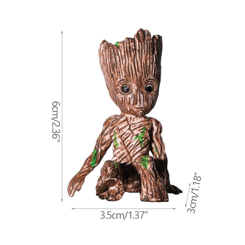 Vivolux | Cartoon Groot Miniaturfigur: Verspielte Bürodekoration