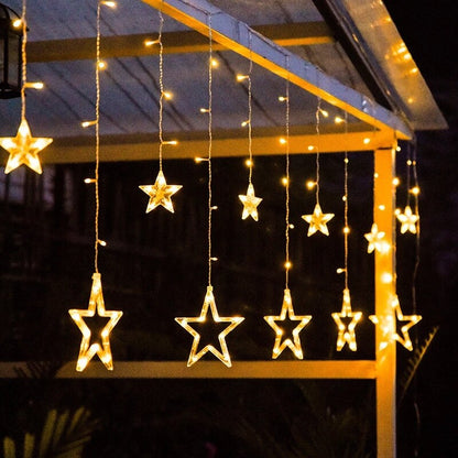 Vivolux | Solar Moon Star Lampe LED Lichterkette Dekoration
