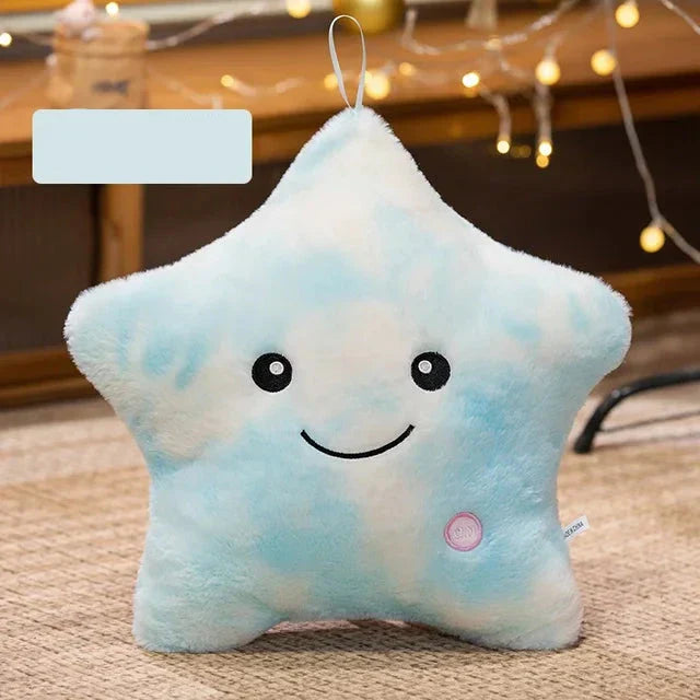 Vivolux | LED Stern Plüschlicht - Weiches Leuchtsternkissenpuppe, Stofftier für Kinder & Wohnkultur, Perfektes Geburtstagsgeschenk