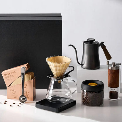 Vivolux | GIANXI Hand Punch Kaffeekanne Mit Deckel Tropf Schwanenhals Auslauf Kaffee Wasserkocher Lange Öffnung Kaffeemaschine Kaffee Zubehör
