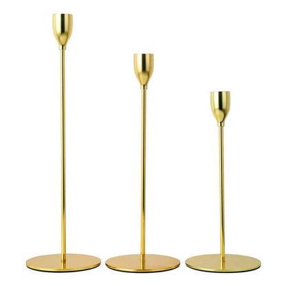 Vivolux | 3er Set Metall Kerzenständer
