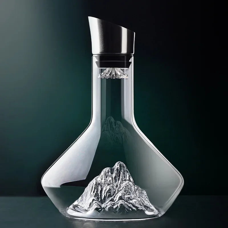 1500ml Iceberg Dekanter Kreativ bleifreies Kristallmaterial Luxus hochwertiges Zuhause Rotwein Weine Verteiler Dekanter Weinkrug