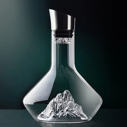1500ml Iceberg Dekanter Kreativ bleifreies Kristallmaterial Luxus hochwertiges Zuhause Rotwein Weine Verteiler Dekanter Weinkrug