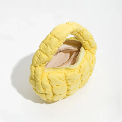 Vivolux | Lebhaftes kreuzgequiltetes rundes Mini-Tasche