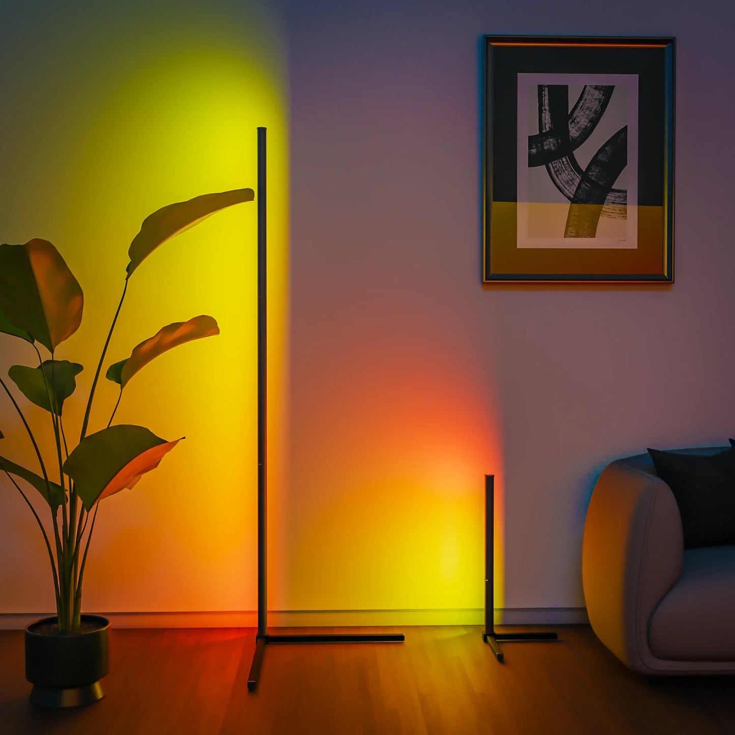 Vivolux | Smart RGB Stehlampe - 16 Millionen Farbwechselnde Stimmungslicht