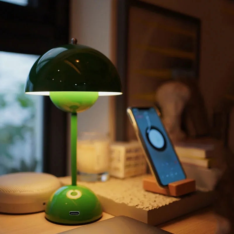 Vivolux | Verstellbare Helligkeit Blumenpottlampe - Italienische wiederaufladbare Tischlampe VP3