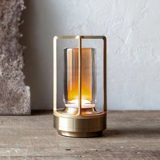 Vivolux | Wiederaufladbare Drahtlose LuxusGlow Tischlampe - Elegante Drahtlose Lampe für Jede Stimmung