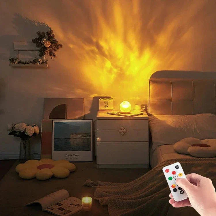 Vivolux |  Wasserwellen-Lichtprojektor | LED Lampe | Stimmungsvolle Beleuchtung für Zuhause