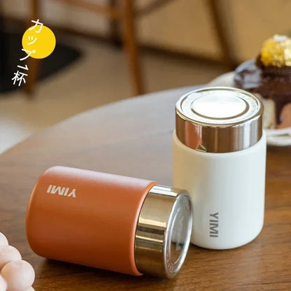 Vivolux | 230ml Mini 316 Edelstahl Tragbare Thermoskanne - Taschen-Vakuumflasche