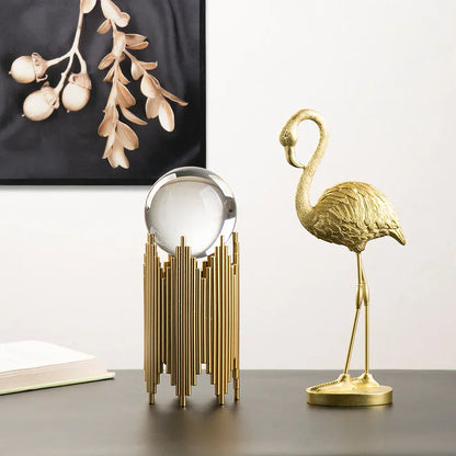 Vivolux | Nordic Flamingo Figurine Figure Statue Sculpture Living Room Office Wedding Party Ornaments Home Decor Decoration Accessories