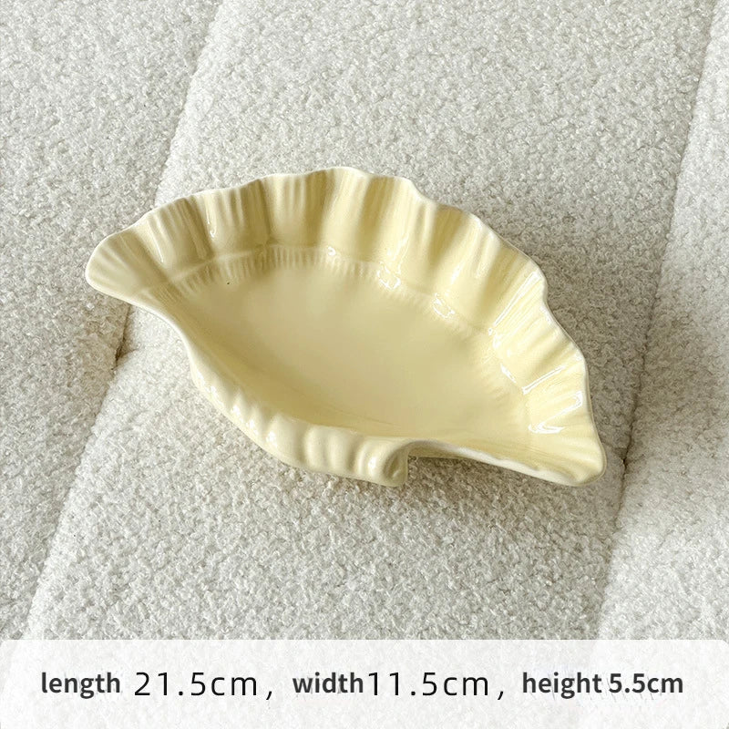 Vivolux | Creme Keramik Muschelteller