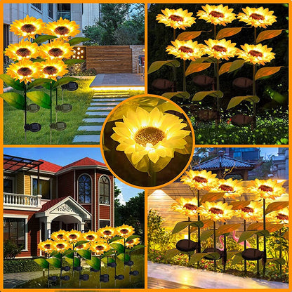 Vivolux | Solar-Sonnenblumen: Wasserdichte Gartenerfreude