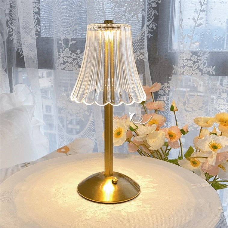 Vivolux | – Goldkristall-Tischlampe