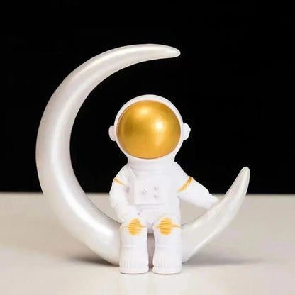 Vivolux | Harz-Astronaut-Figur Statue Raumfahrer Skulptur Pädagogisches Spielzeug Schreibtisch-Dekoration Astronaut-Modell Für Kinder Geschenk