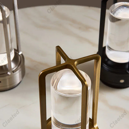 Vivolux | Wiederaufladbare Drahtlose LuxusGlow Tischlampe - Elegante Drahtlose Lampe für Jede Stimmung