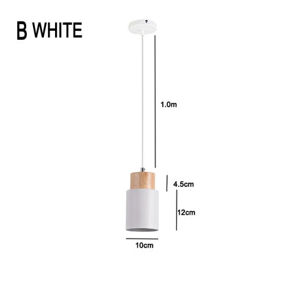 Vivolux | Nordische LED-Pendelleuchten aus Metall und Holz - Moderne Hängelampen für Esszimmer und Küche