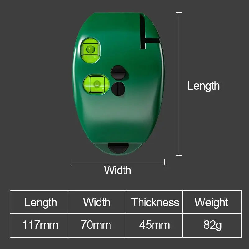 Vivolux | Rechter Winkel Präzisions Digital Laser Wasserwaage
