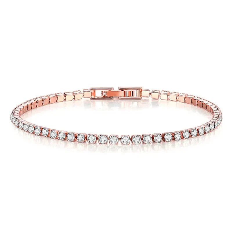 Vivolux | Tennis-Armband – Glänzen Sie mit Attitüde: Eleganz aus Sterlingsilber und Hip-Hop-Flair!