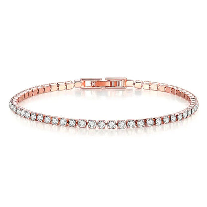 Vivolux | Tennis-Armband – Glänzen Sie mit Attitüde: Eleganz aus Sterlingsilber und Hip-Hop-Flair!