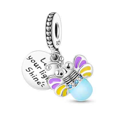 Vivolux | 925 Silber Goldener Leopard Charms Perlen Bunte Chamäleon Nashorn Löwe Skarabäus Katze Anhänger Passend für Original Pandora Armband Schmuck