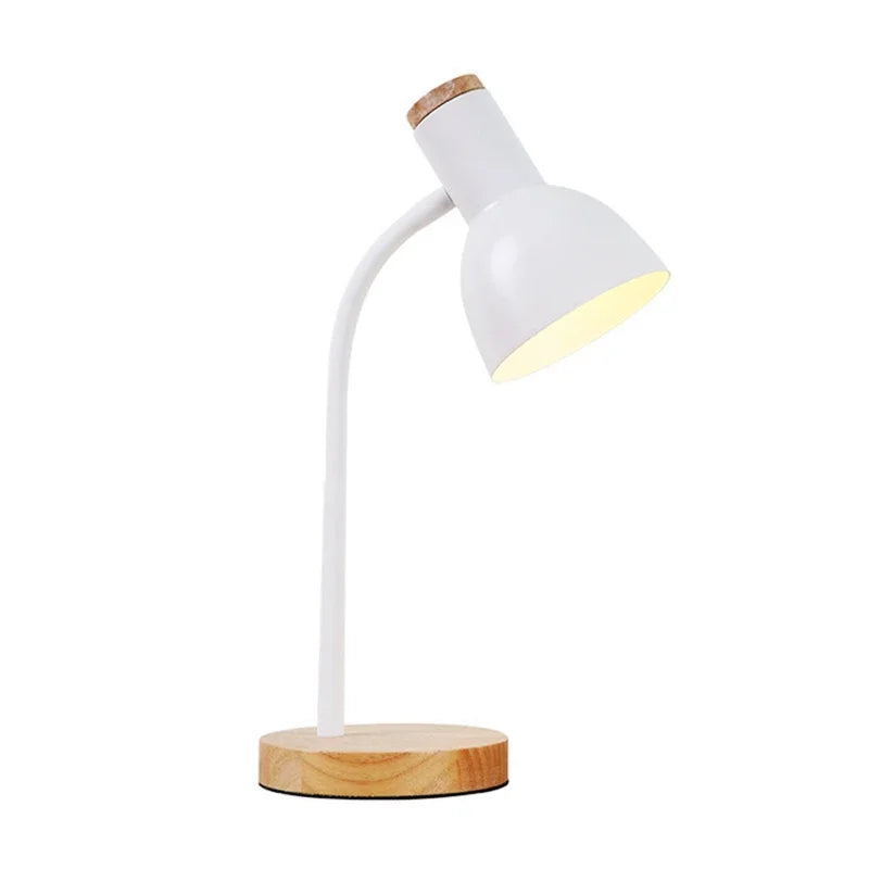 Vivolux | Herbst- und Winterbeleuchtung | Nordic Kreative Holzkunst Eisen LED Schreibtischlampe - Moxie