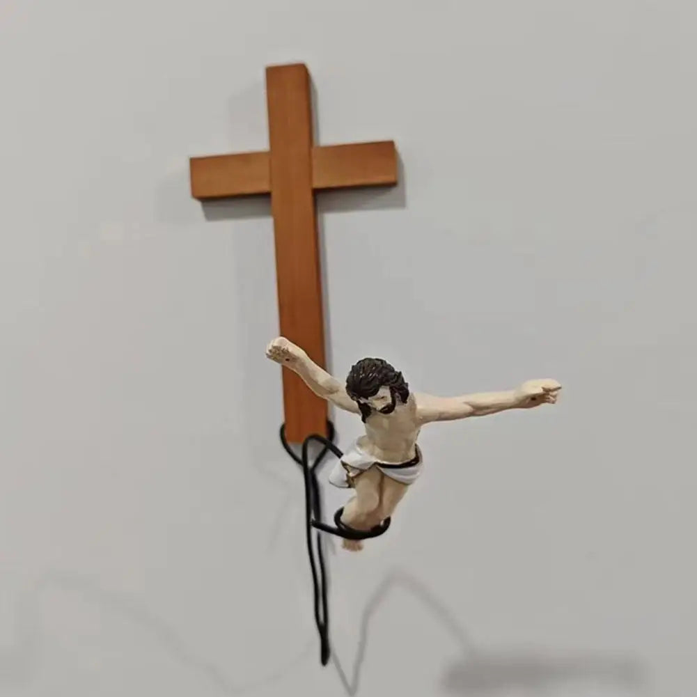 Vivolux | Bungee Jumping Jesus Easter Atmosphere Decorative Ornaments Christ Figure Religious Decorations Holiday Gifts Hanging Ornaments