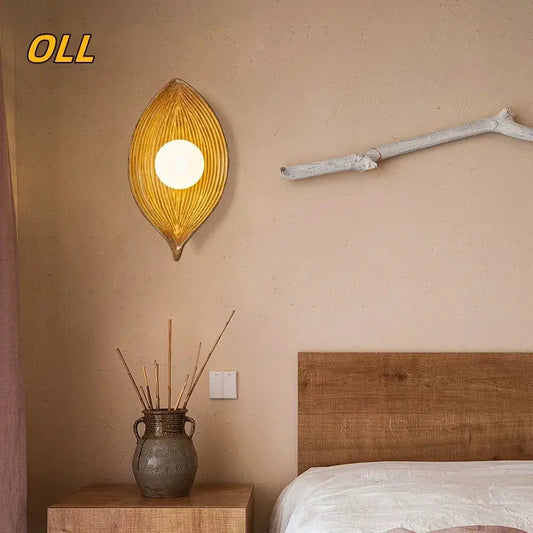 Vivolux | Wandlampe LED Blattgold Elegant