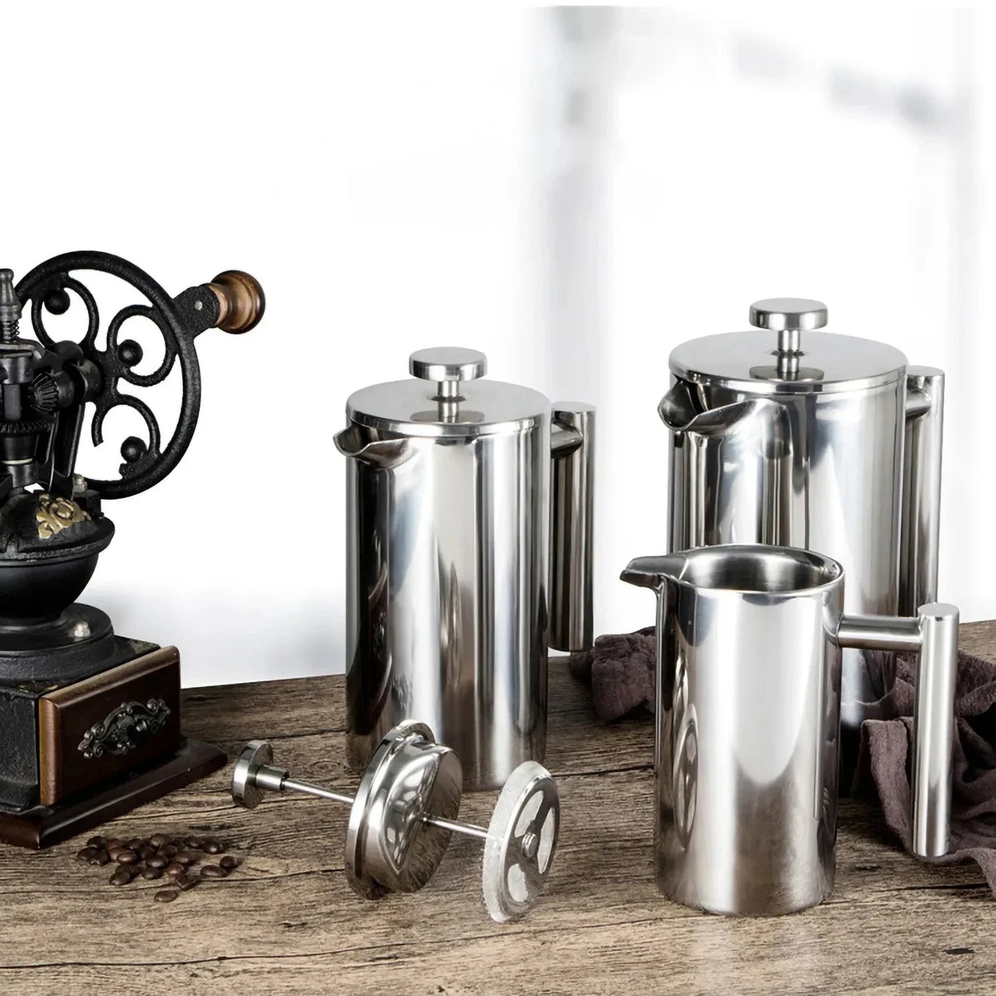 Vivolux | Edelstahl French Press Kaffeemaschine